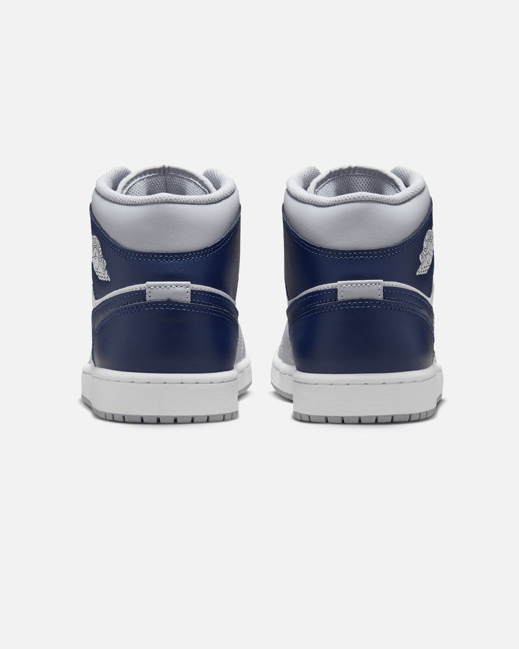 HOT Products Jordan Air Jordan 1 Mid "Georgetown" White/Midnight Navy