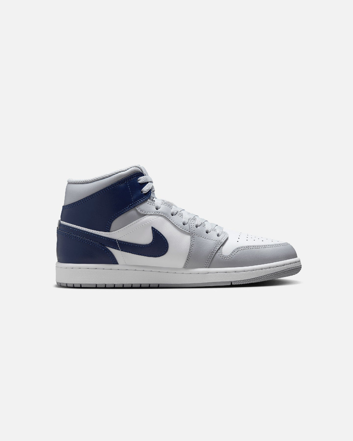 HOT Products Jordan Air Jordan 1 Mid "Georgetown" White/Midnight Navy
