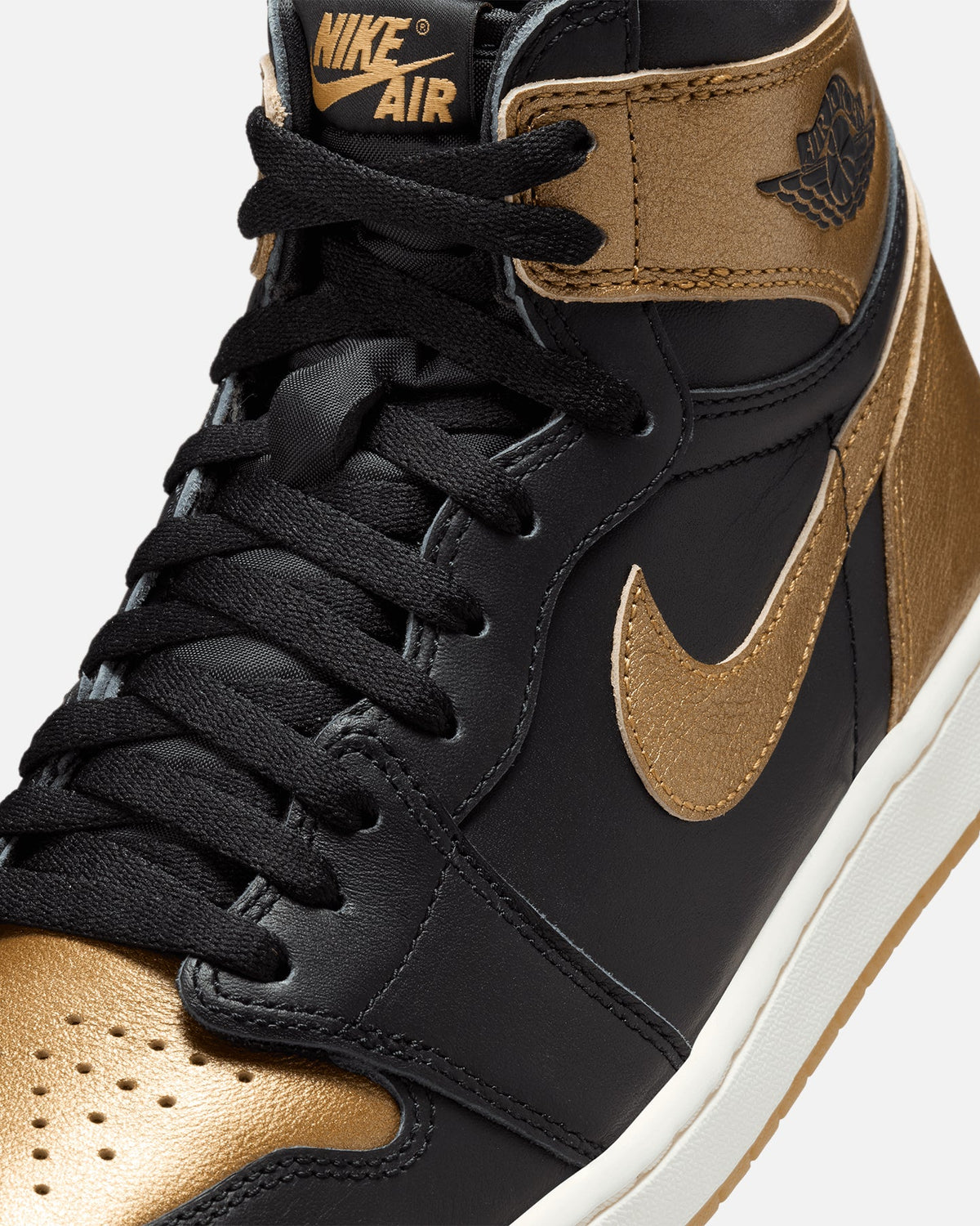 HOT Products Jordan Air Jordan 1 Retro High OG "Metallic Gold" Black/Metallic