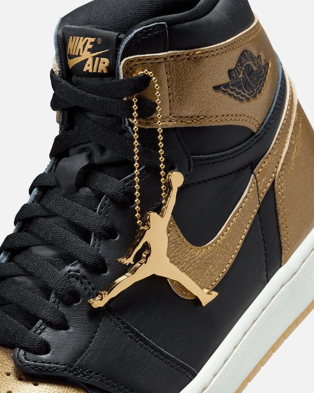 HOT Products Jordan Air Jordan 1 Retro High OG "Metallic Gold" Black/Metallic