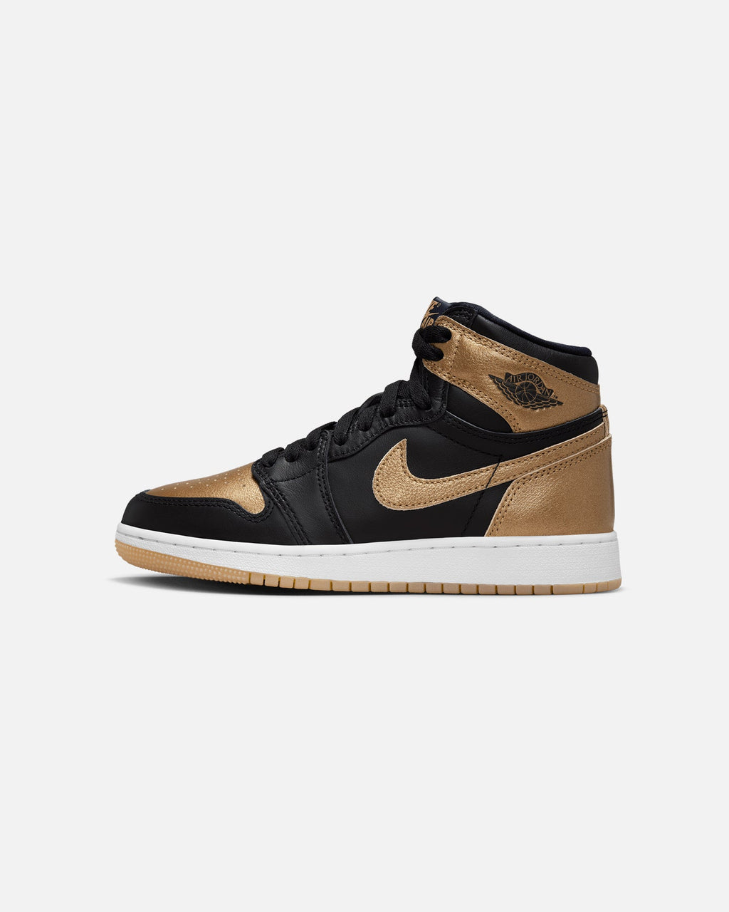 HOT Products Jordan Kids' Air Jordan 1 High OG  (GS)"Metallic Gold" Black/Metallic