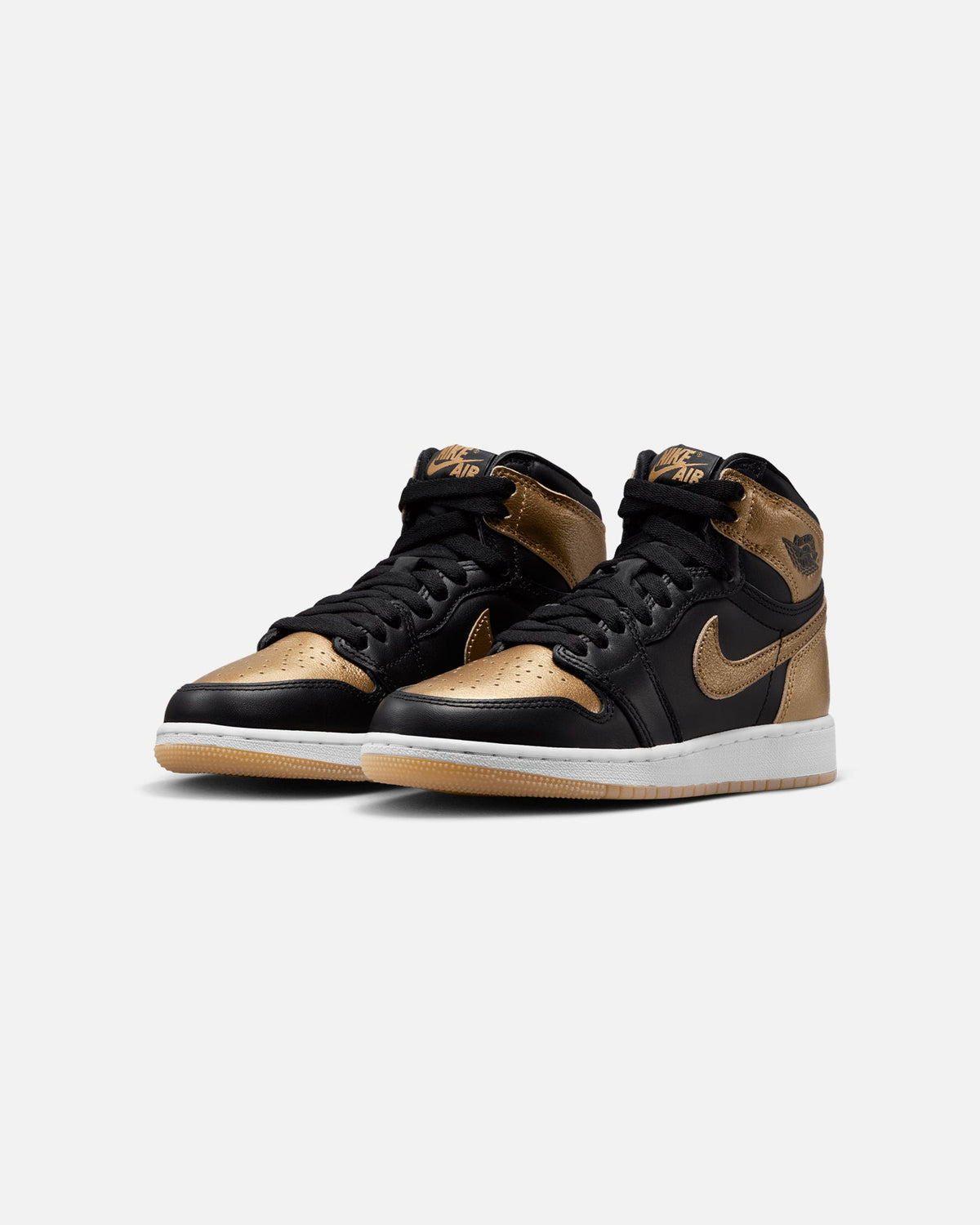 HOT Products Jordan Kids' Air Jordan 1 High OG  (GS)"Metallic Gold" Black/Metallic
