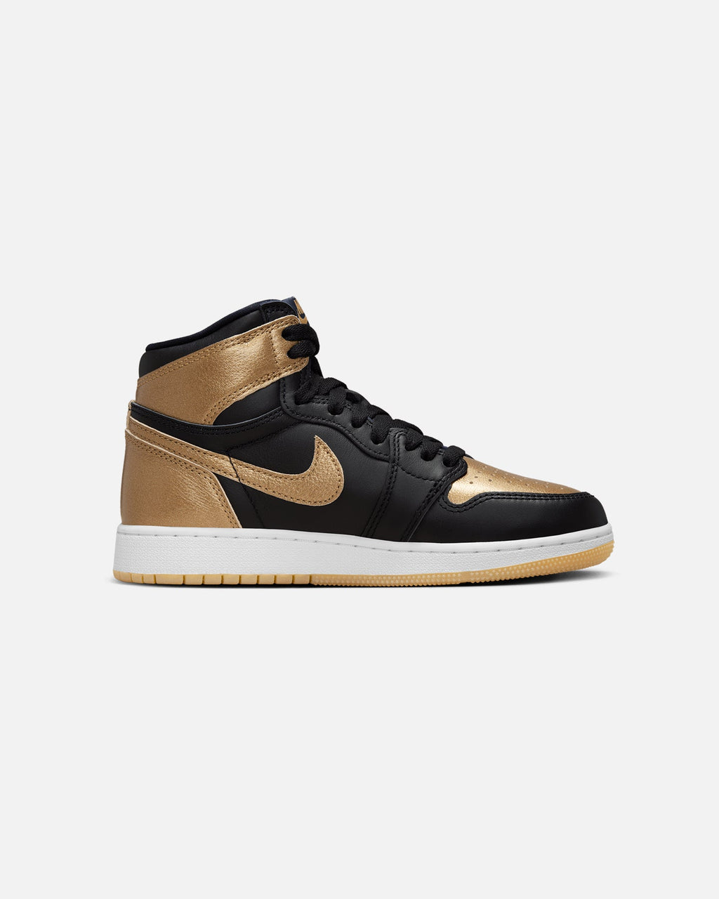 HOT Products Jordan Kids' Air Jordan 1 High OG  (GS)"Metallic Gold" Black/Metallic