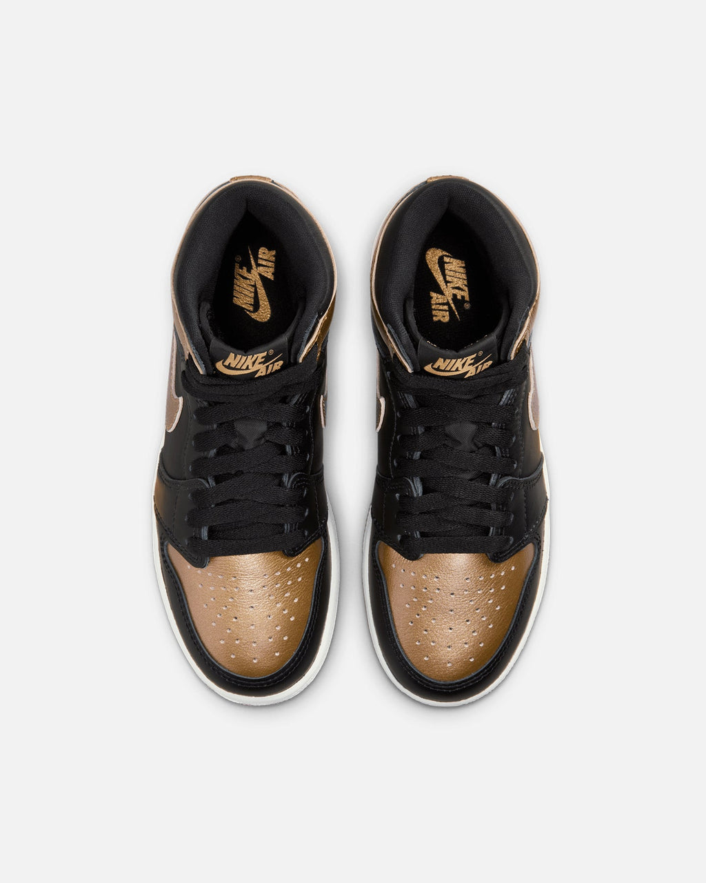 HOT Products Jordan Kids' Air Jordan 1 High OG  (GS)"Metallic Gold" Black/Metallic