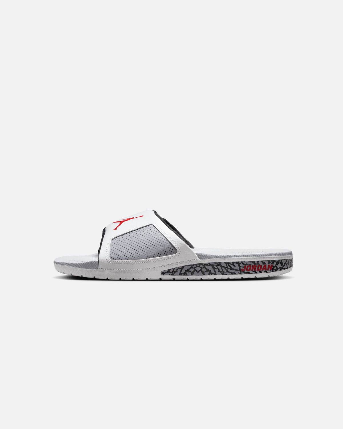 HOT Products Jordan Hydro III Slides Summit White/Fire Red