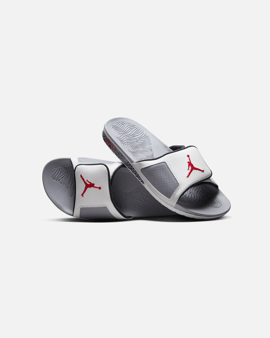 HOT Products Jordan Hydro III Slides Summit White/Fire Red