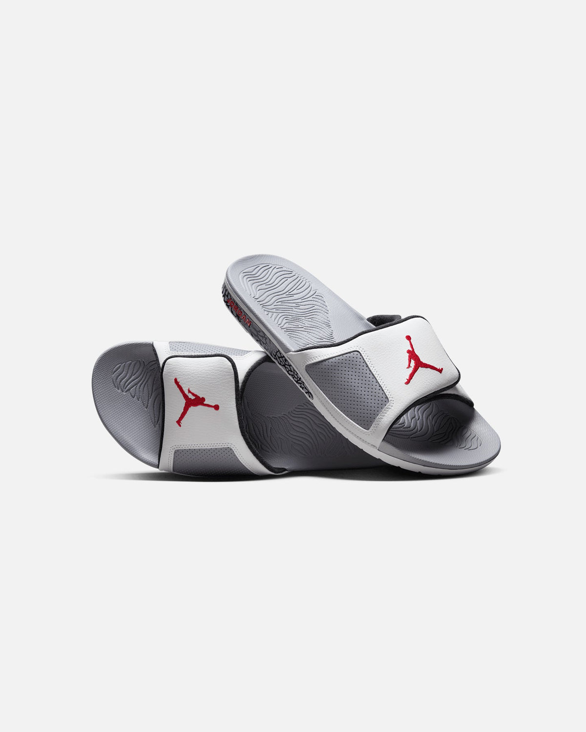 HOT Products Jordan Hydro III Slides Summit White/Fire Red