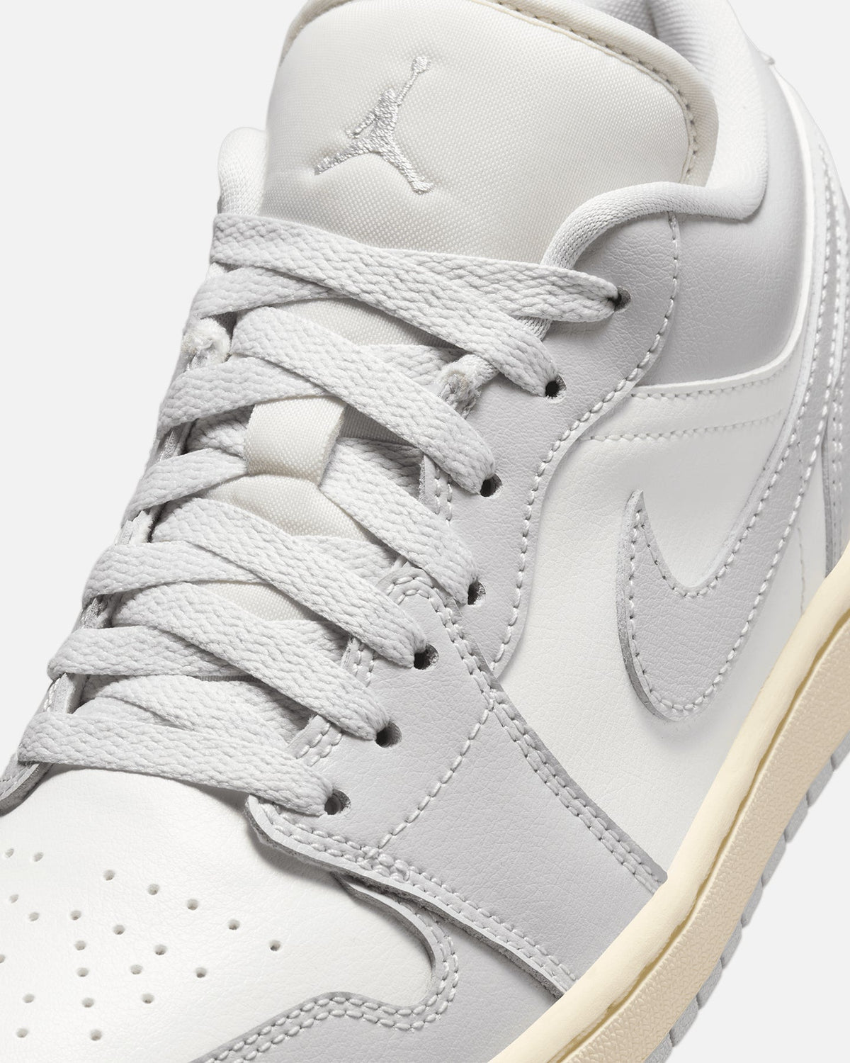 HOT Products Jordan Women's Air Jordan 1 Low "Light Grey" Sail/Natural Grey