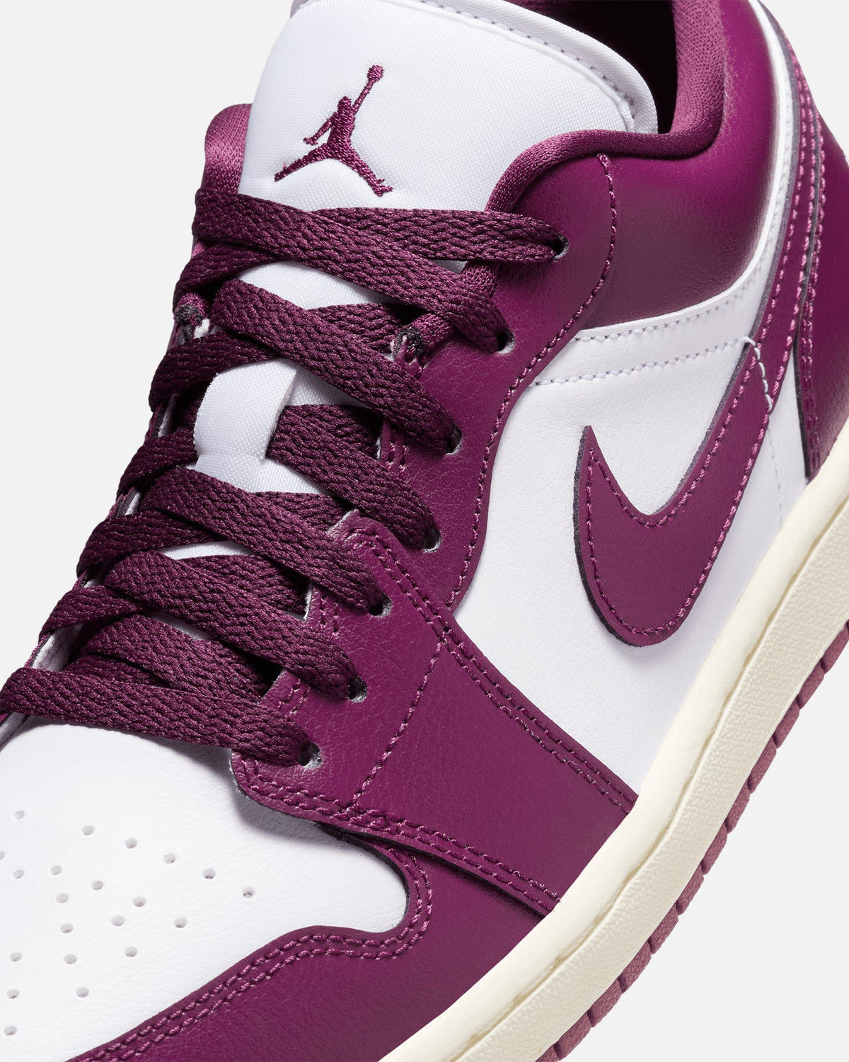 HOT Products Jordan Women's Air Jordan 1 Low "Fireberry" White/Bordeaux