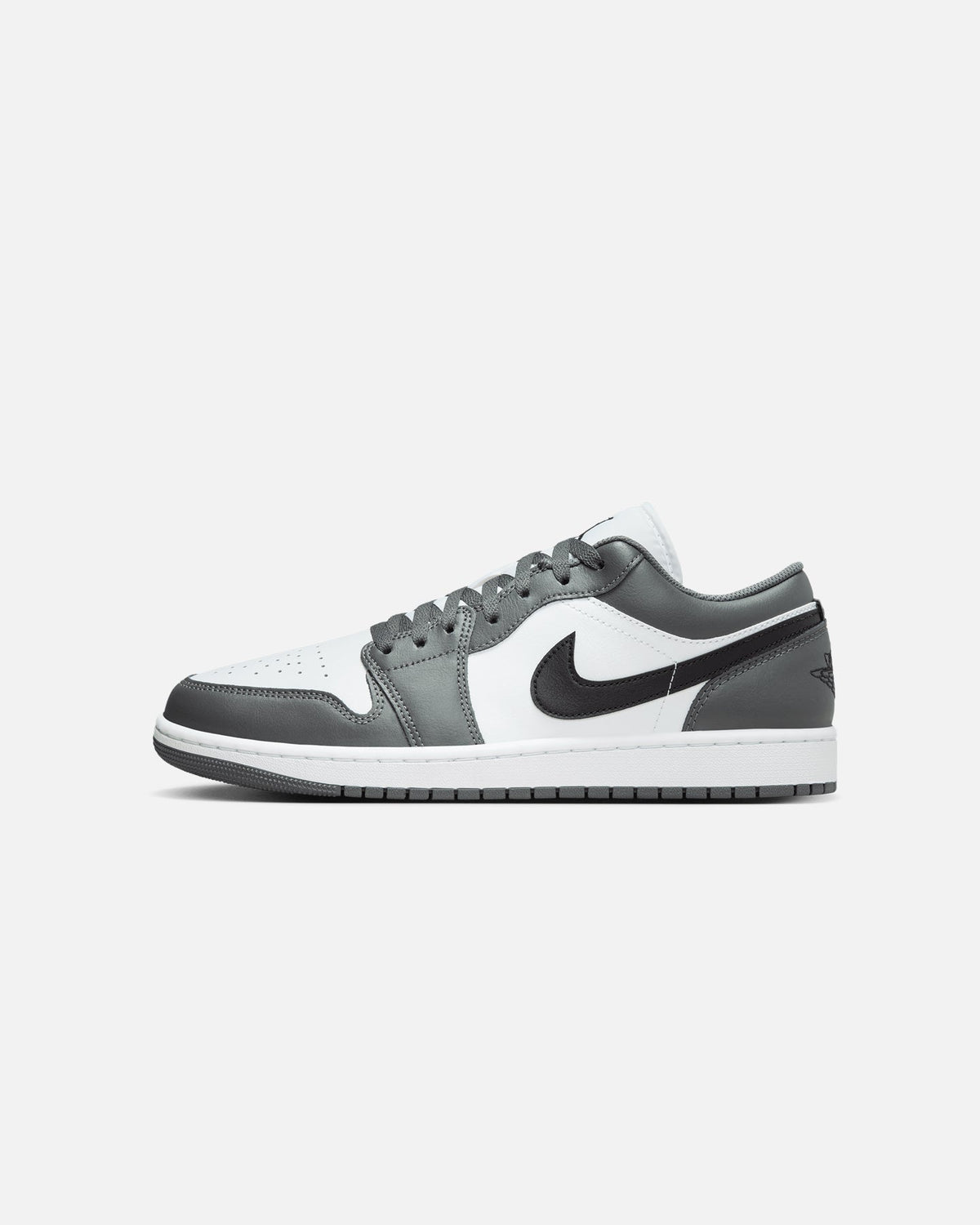 HOT Products Jordan Air Jordan 1 Low "Iron Grey" White/Black/Green