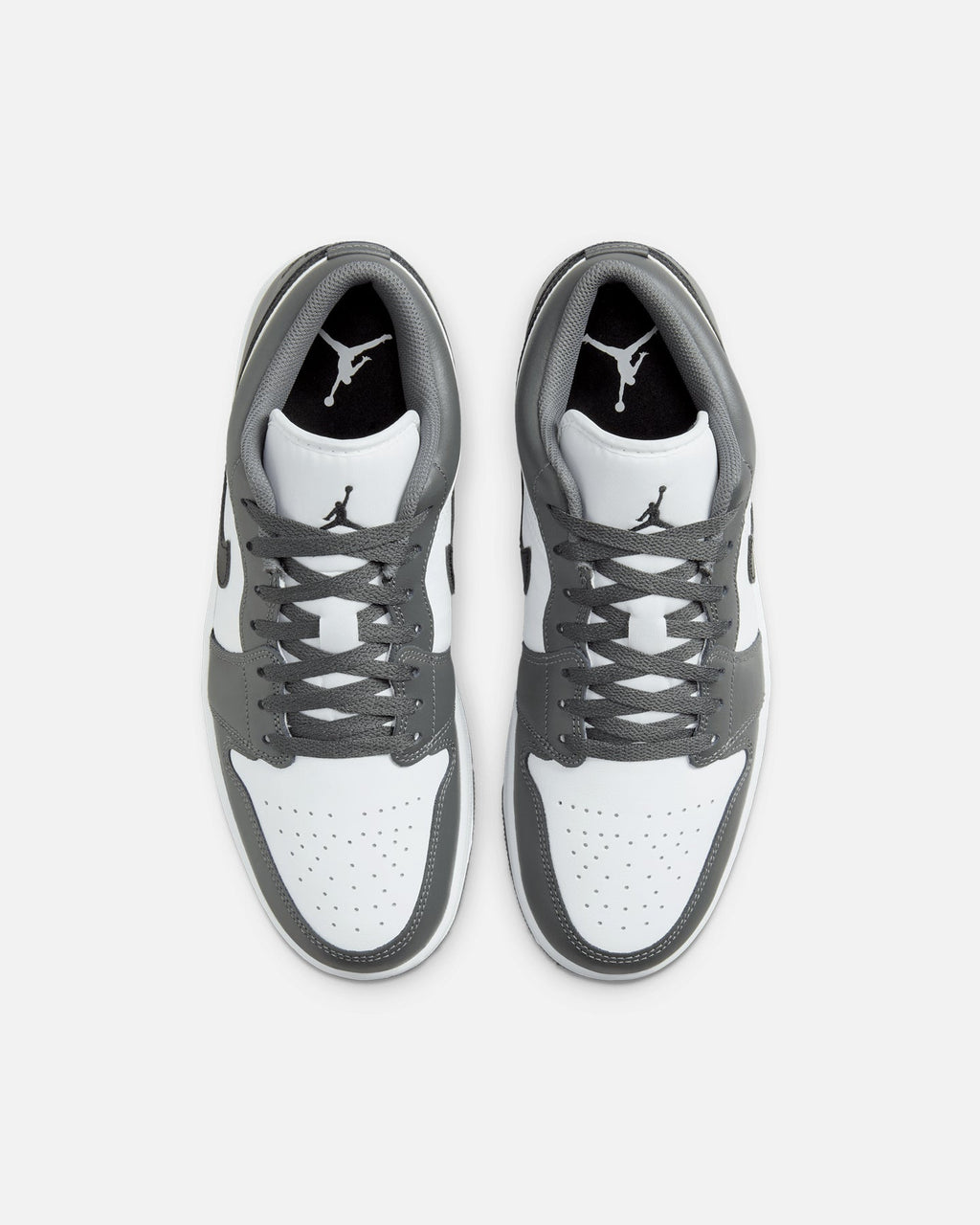 HOT Products Jordan Air Jordan 1 Low "Iron Grey" White/Black/Green