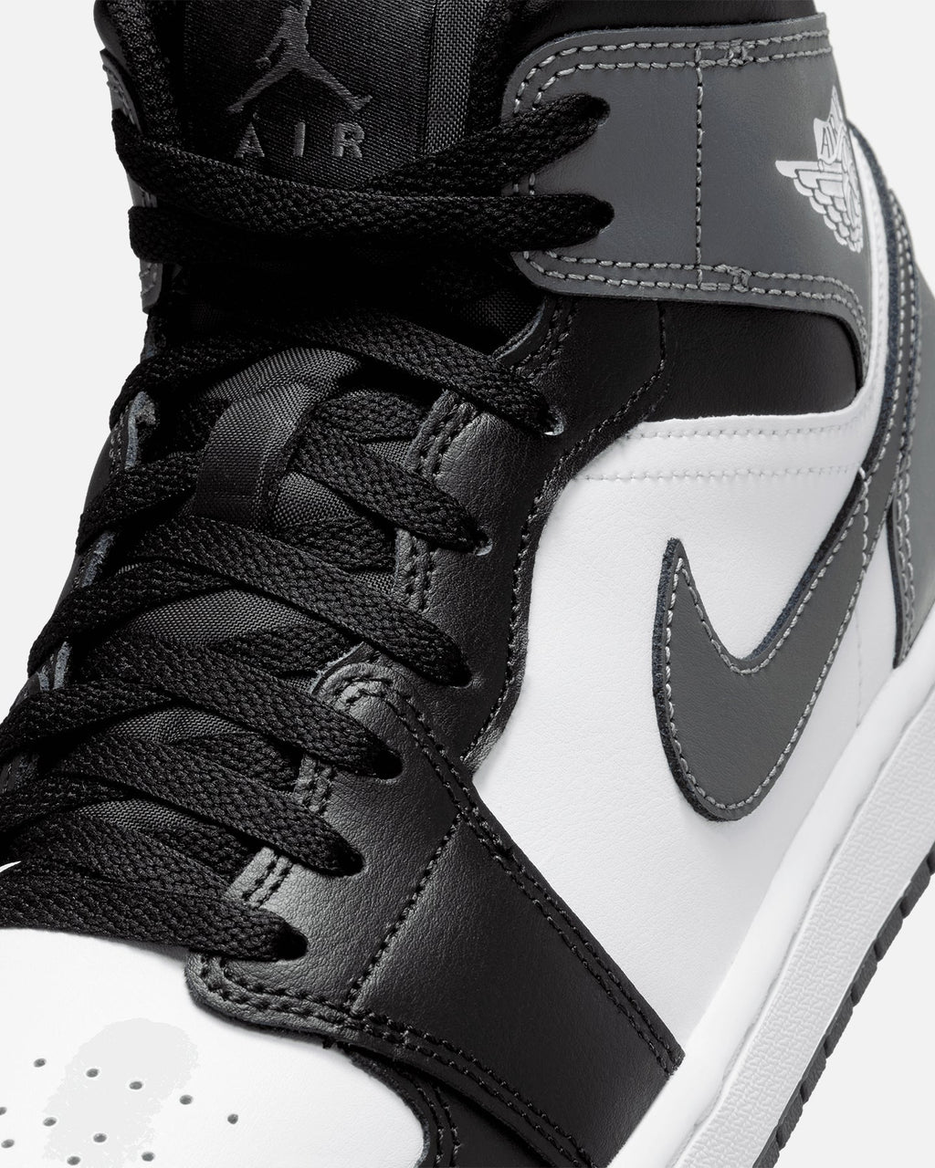 HOT Products Jordan Air Jordan 1 Mid 'Iron Grey' Black/Iron Grey