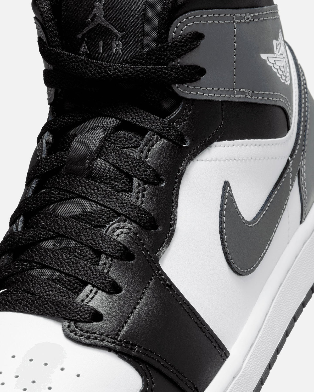 HOT Products Jordan Air Jordan 1 Mid 'Iron Grey' Black/Iron Grey