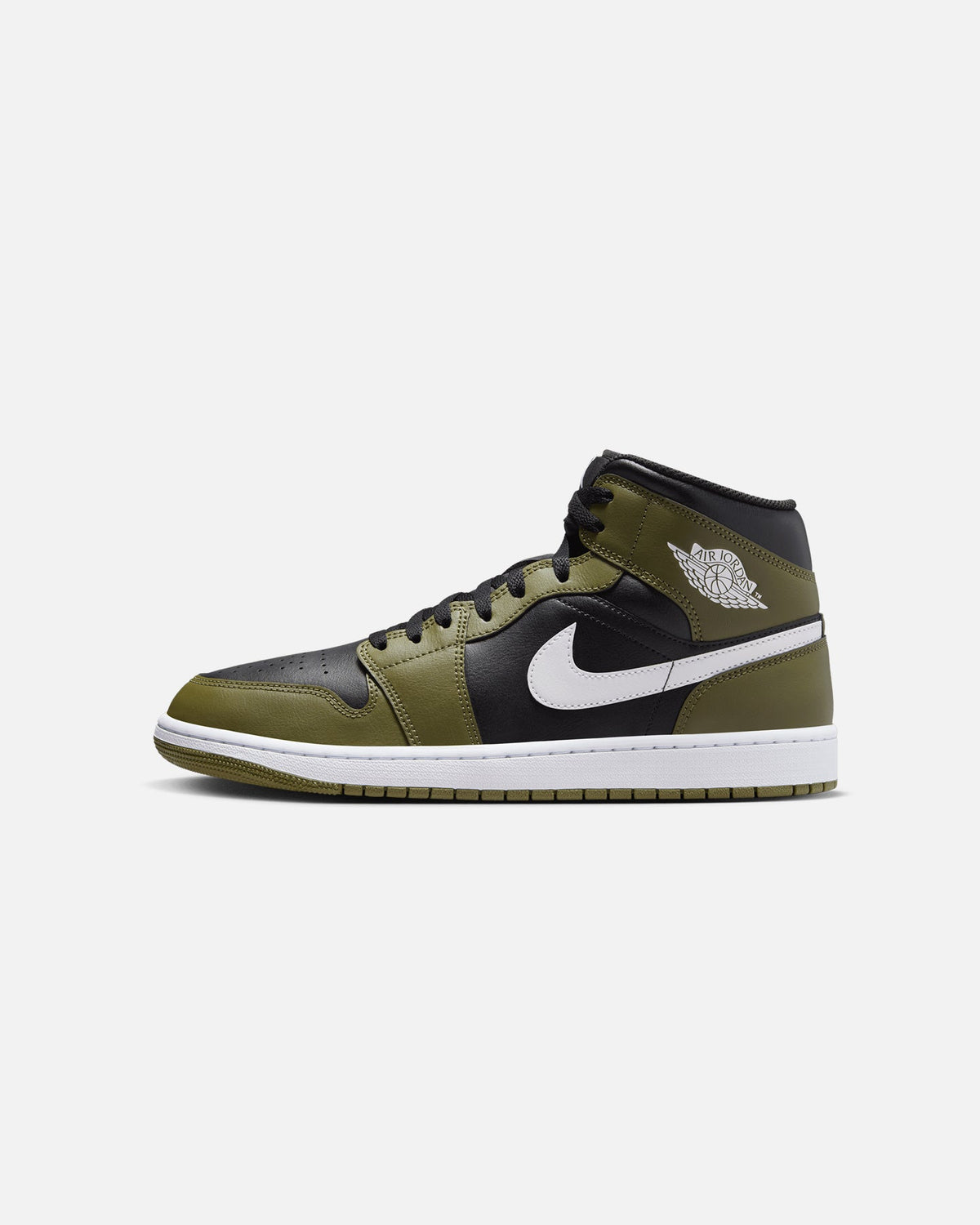 HOT Products Jordan Air Jordan 1 Mid "Sequoia" Black/White