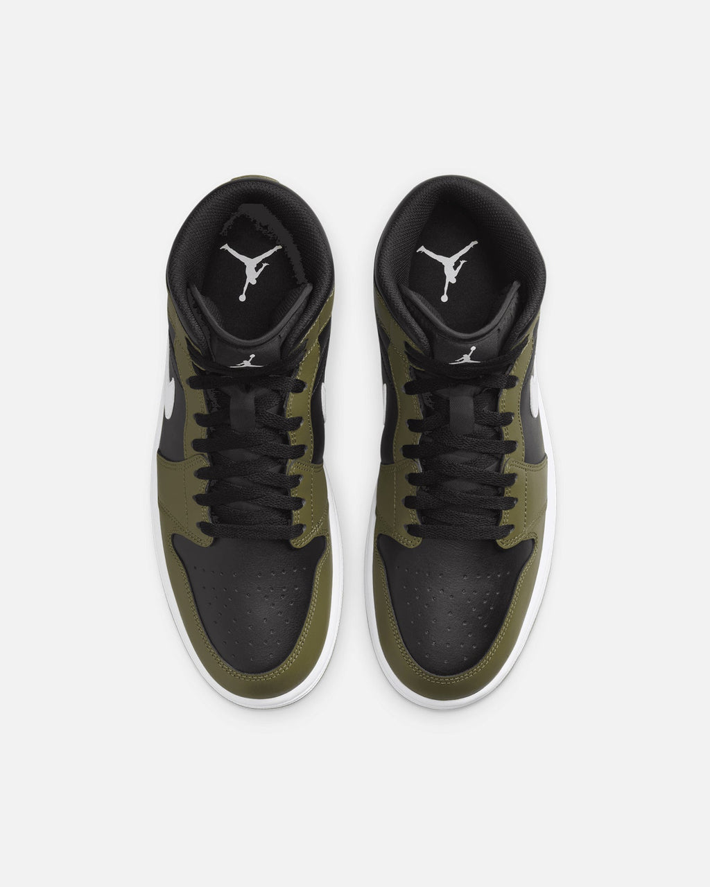 HOT Products Jordan Air Jordan 1 Mid "Sequoia" Black/White