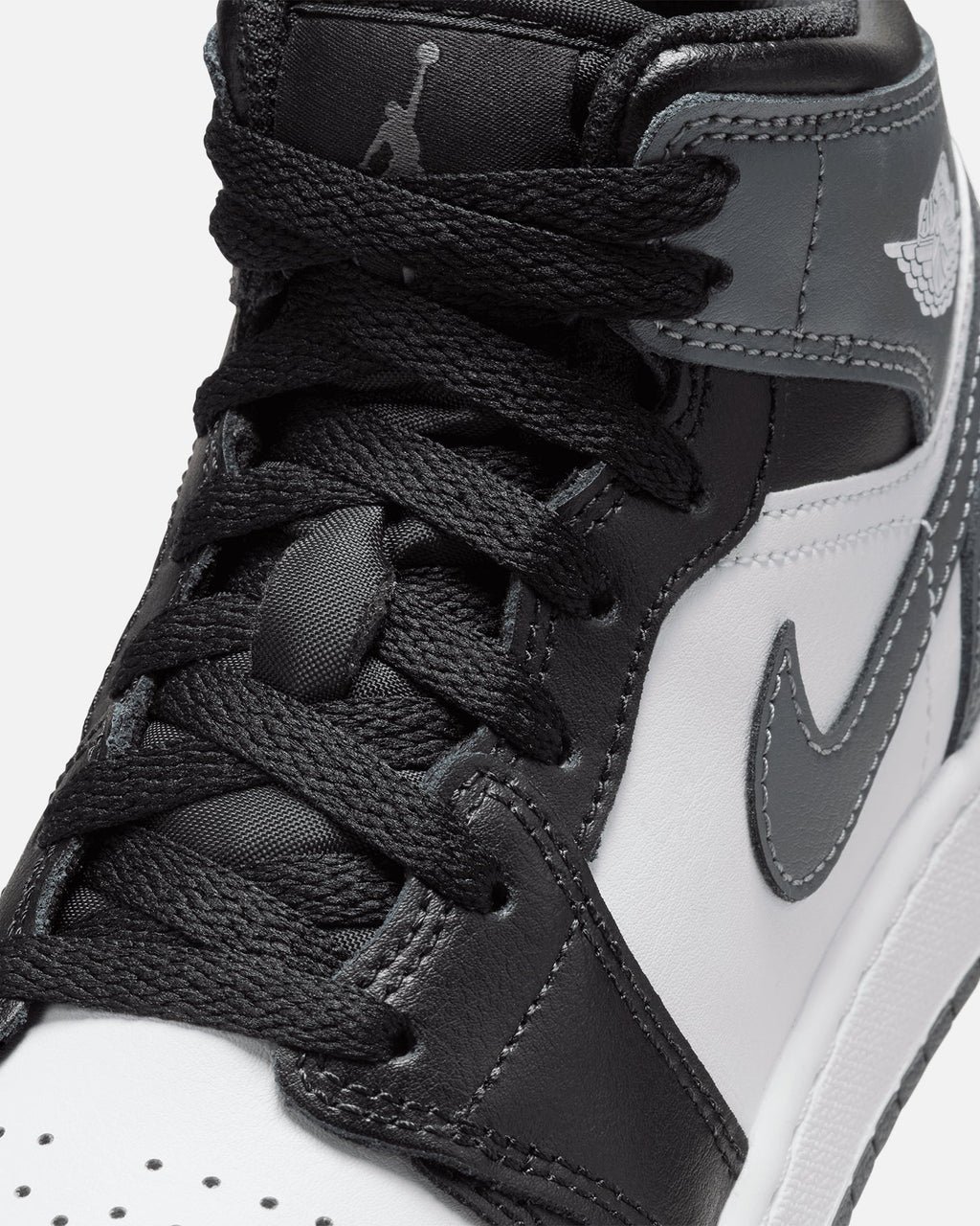 HOT Products Jordan Kids' Air Jordan 1 Mid (GS) Black/Iron Grey