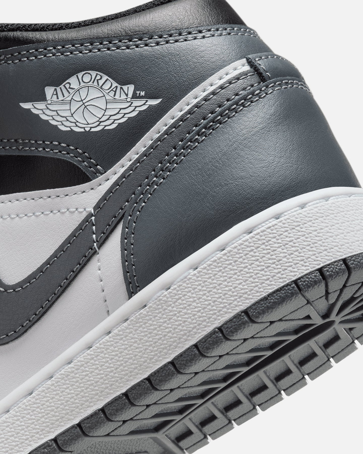 HOT Products Jordan Kids' Air Jordan 1 Mid (GS) Black/Iron Grey