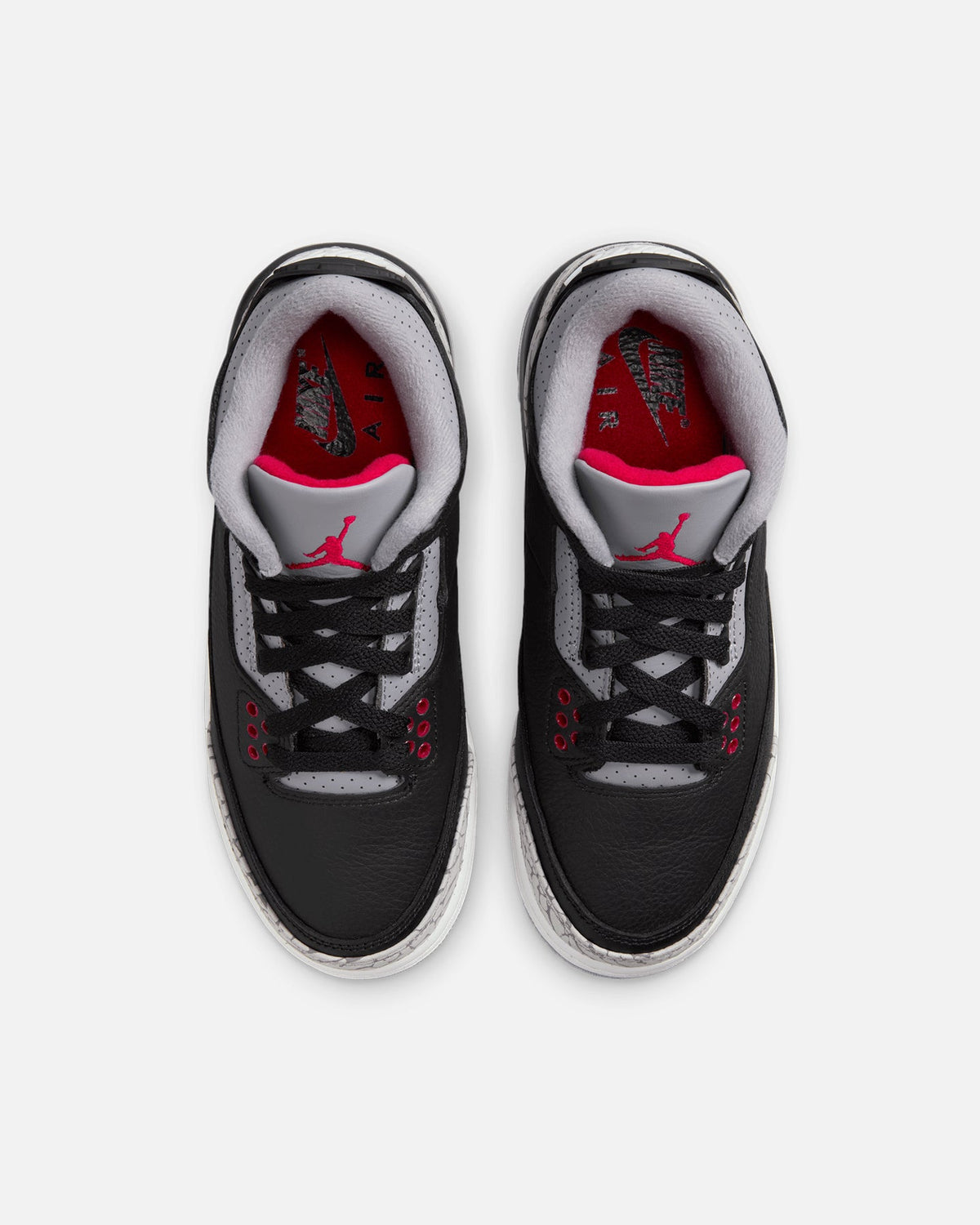 HOT Products Jordan Kids' Air Jordan 3 Retro (GS) "Black Cement" Black/Fire Red-Cement Grey/Summit White