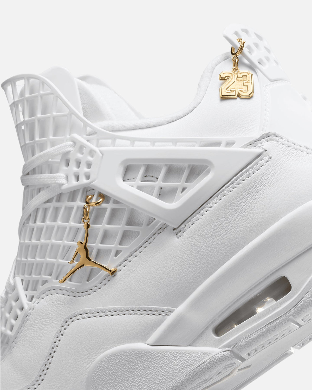 HOT Products Jordan Women's Air Jordan 4 Net "Triple White" White/Metallic