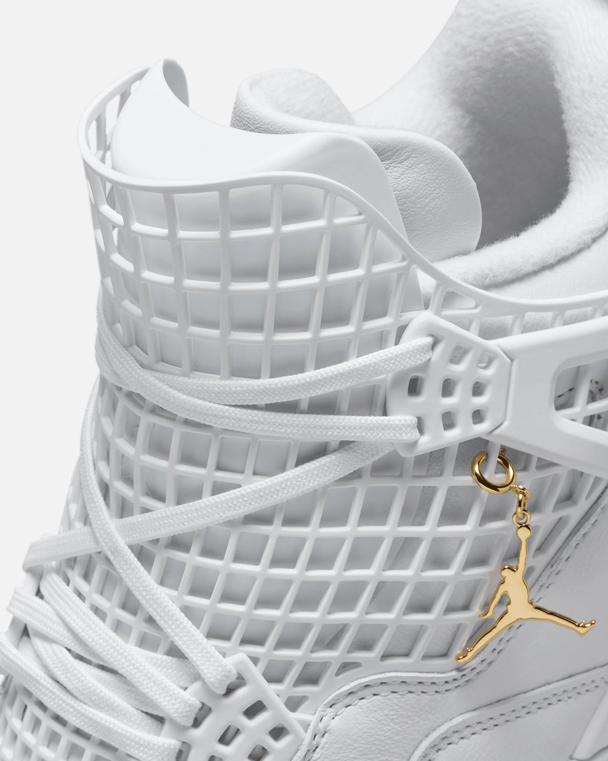 HOT Products Jordan Women's Air Jordan 4 Net "Triple White" White/Metallic