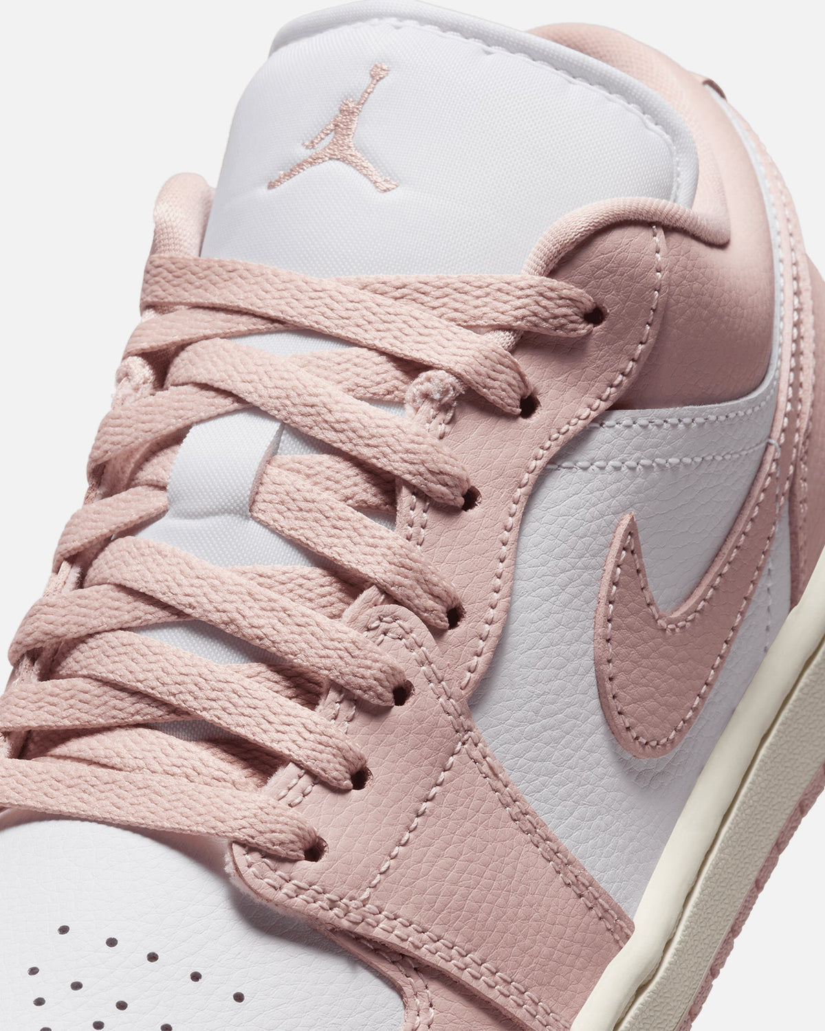 HOT Products Jordan Women's Air Jordan 1 Low "Strawberry Milk" White/Pink Oxford
