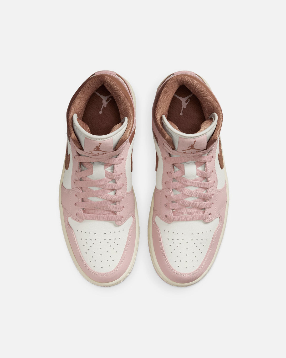 HOT Products Jordan Women's Air Jordan 1 Mid "Neapolitan" Pink Oxford/Archaeo Brown