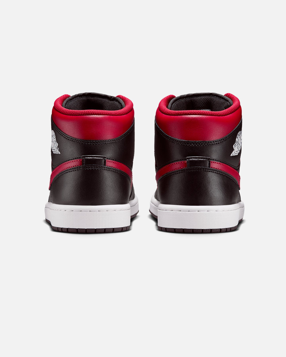 HOT Products Jordan Air Jordan 1 Mid "Bred" Black/Varisty Red-Summit White