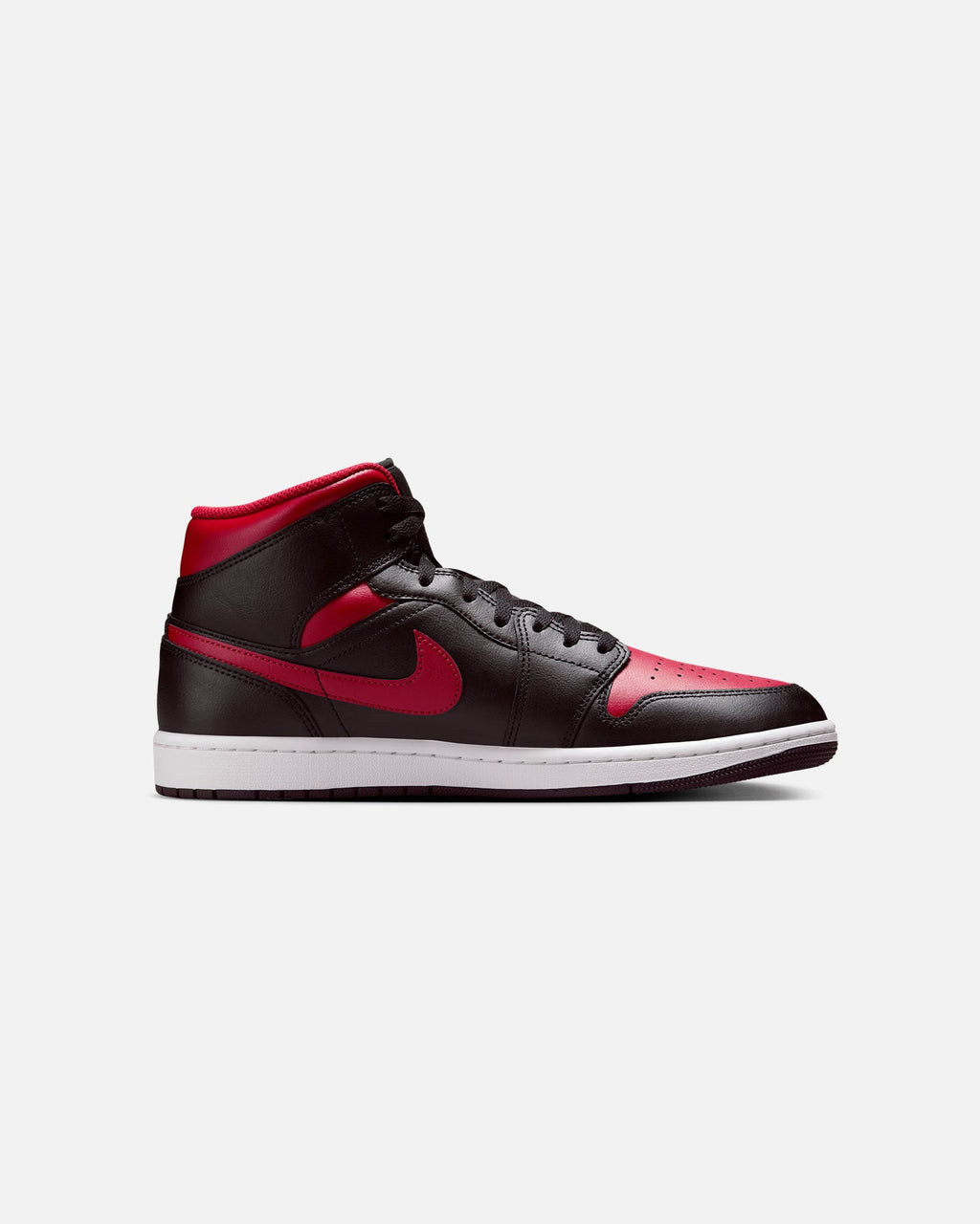 HOT Products Jordan Air Jordan 1 Mid "Bred" Black/Varisty Red-Summit White