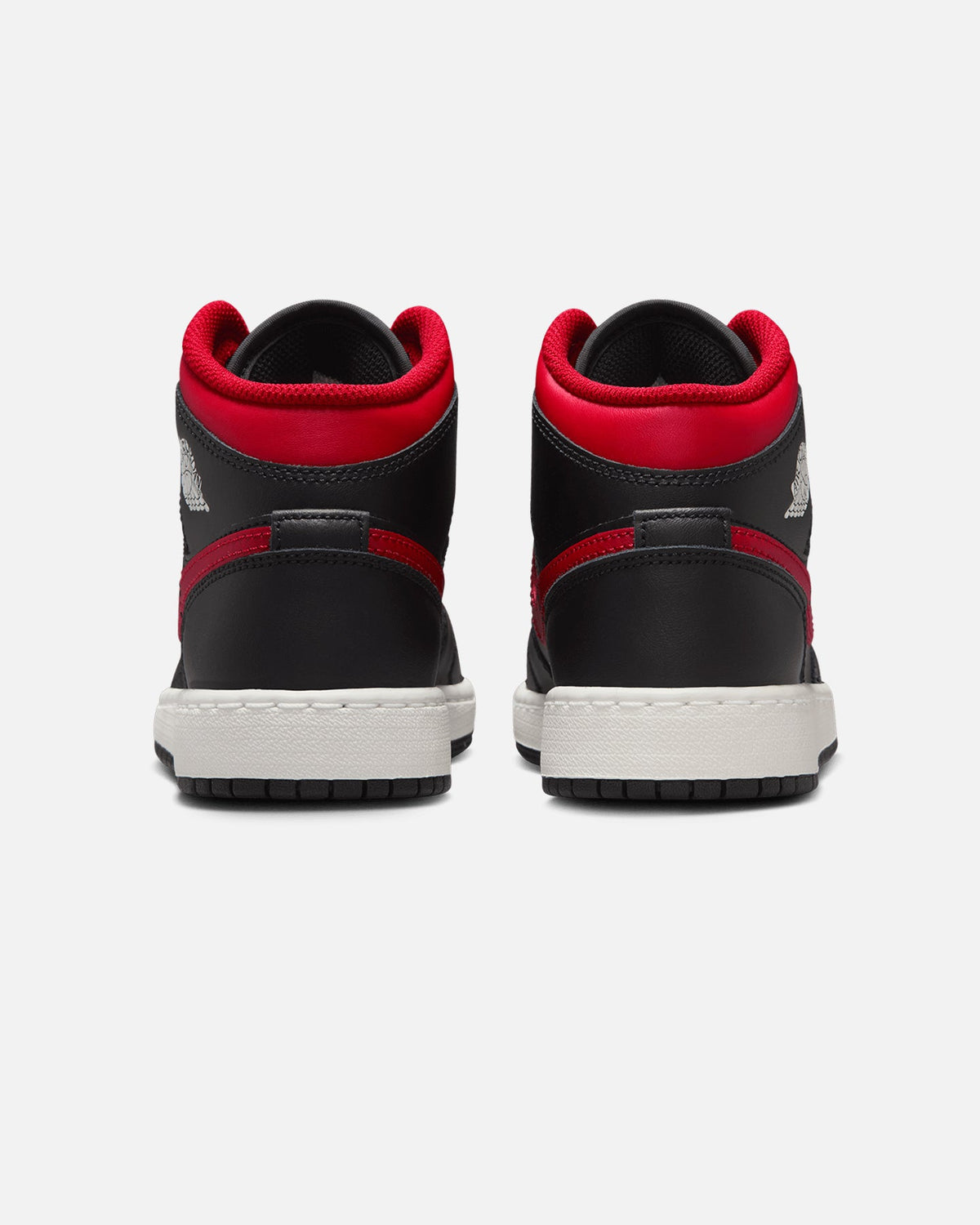 HOT Products Jordan Kids' Air Jordan 1 Mid (GS) Black/Varsity Red