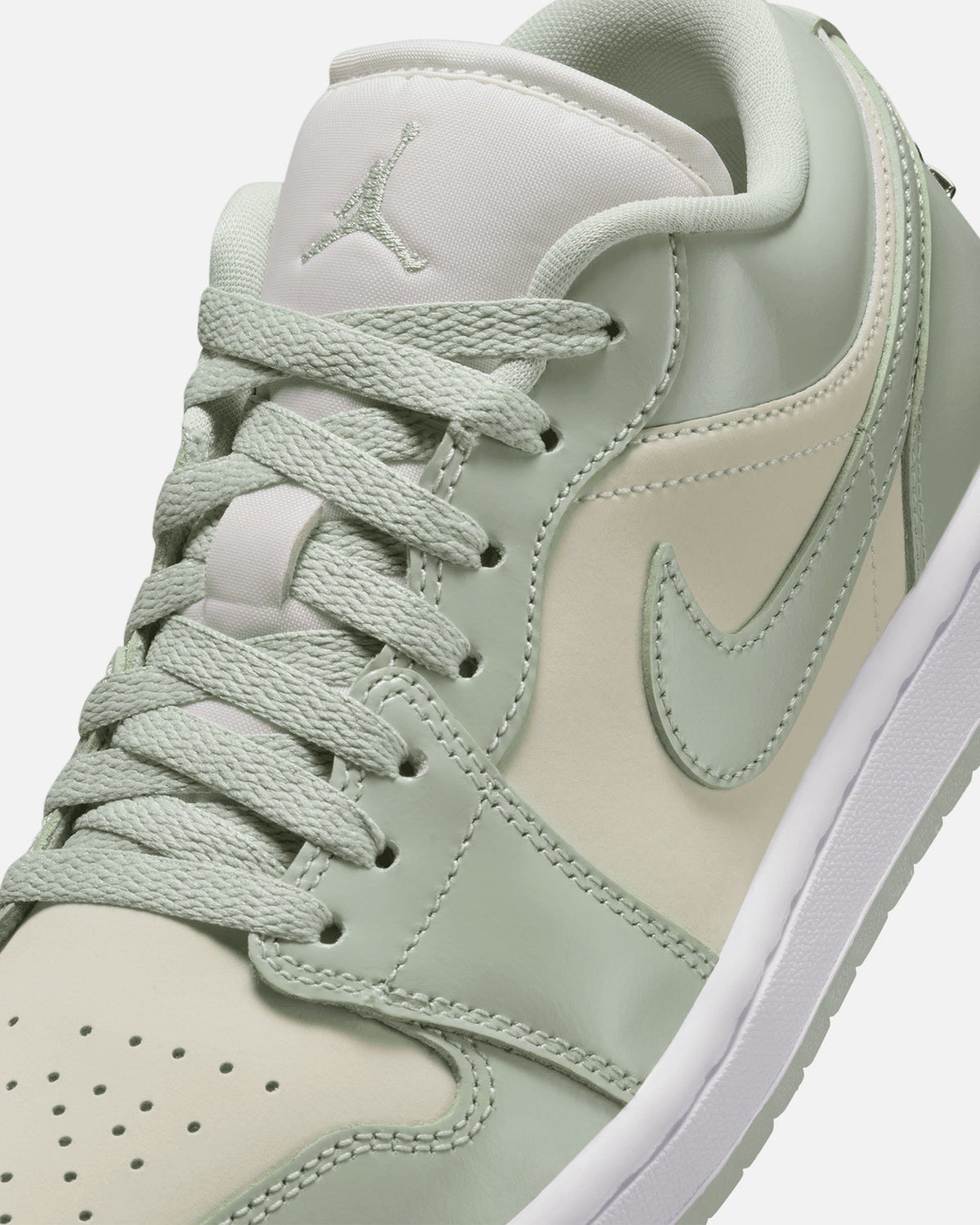 HOT Products Jordan Women's Air Jordan 1 Low SE Sail/Seafoam Metallic Silver