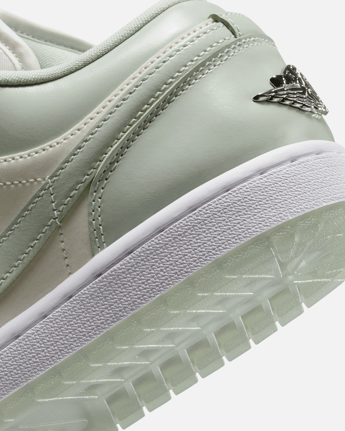 HOT Products Jordan Women's Air Jordan 1 Low SE Sail/Seafoam Metallic Silver