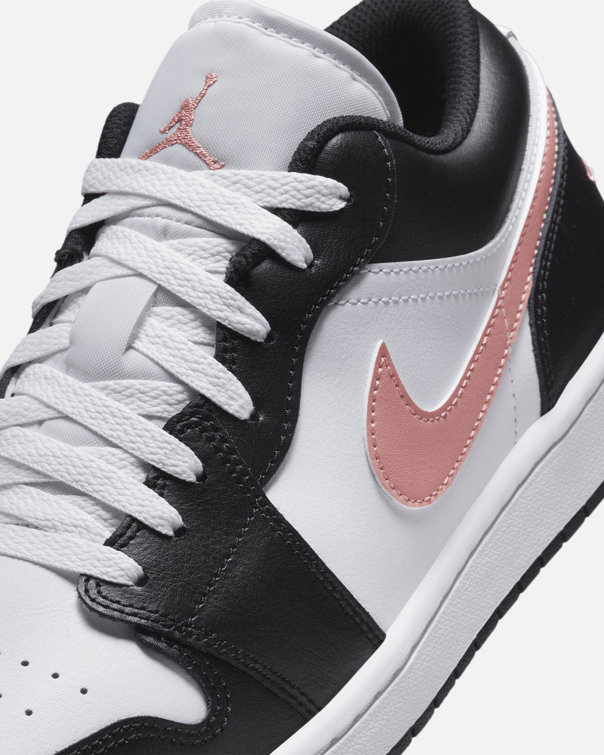 HOT Products Jordan Air Jordan 1 Low "Black Rust" White/Pink