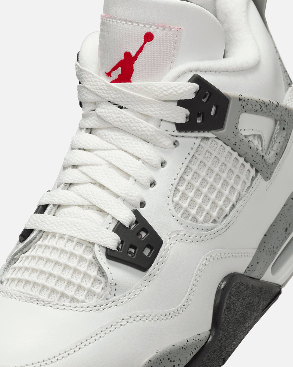 HOT Products Jordan Kids' Air Jordan 4 Retro OG Remastered "White Cement" (GS) Summit White/Fire Red/Cement Grey