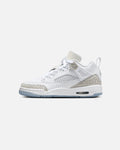 HOT Products Jordan Kids' Spizike Low (GS) White/Neutral Grey-Metallic Silver