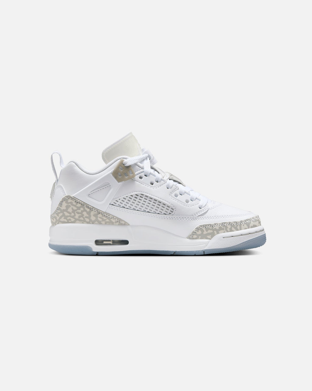 HOT Products Jordan Kids' Spizike Low (GS) White/Neutral Grey-Metallic Silver