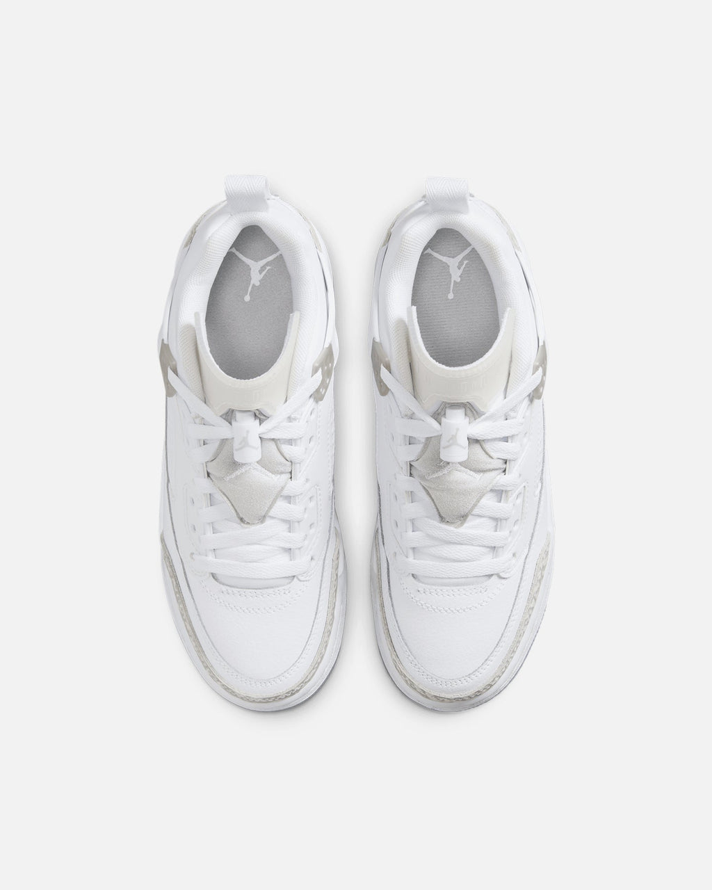 HOT Products Jordan Kids' Spizike Low (GS) White/Neutral Grey-Metallic Silver