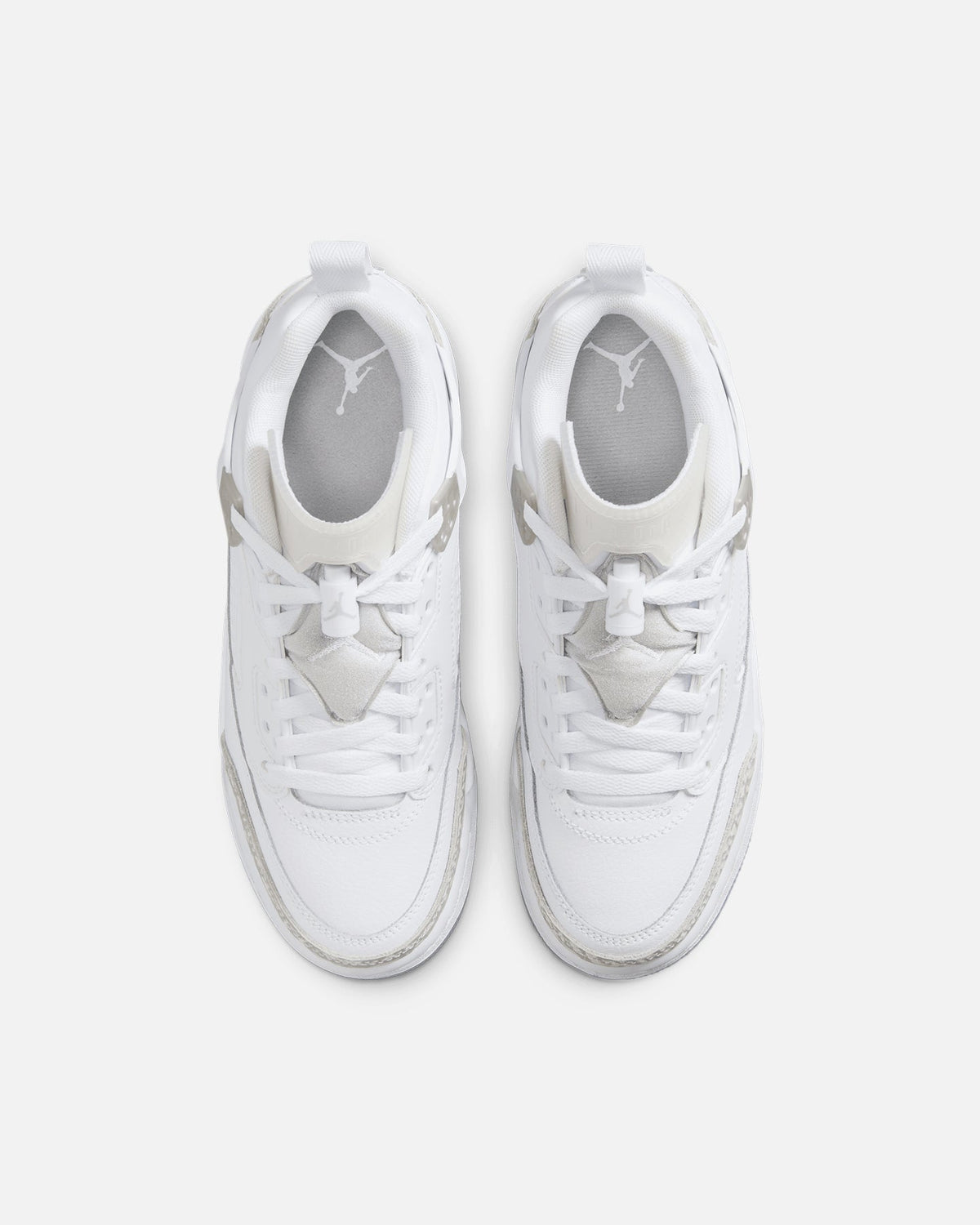 HOT Products Jordan Kids' Spizike Low (GS) White/Neutral Grey-Metallic Silver