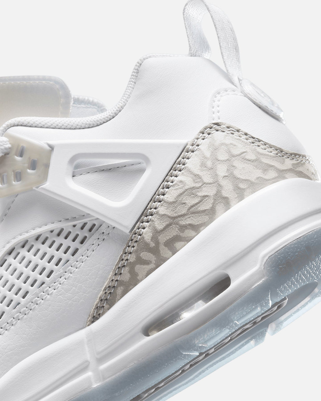 HOT Products Jordan Kids' Spizike Low (GS) White/Neutral Grey-Metallic Silver