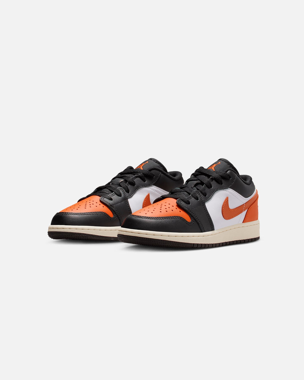 HOT Products Jordan Kids' Air Jordan 1 Low (GS) Black/Starfish-White