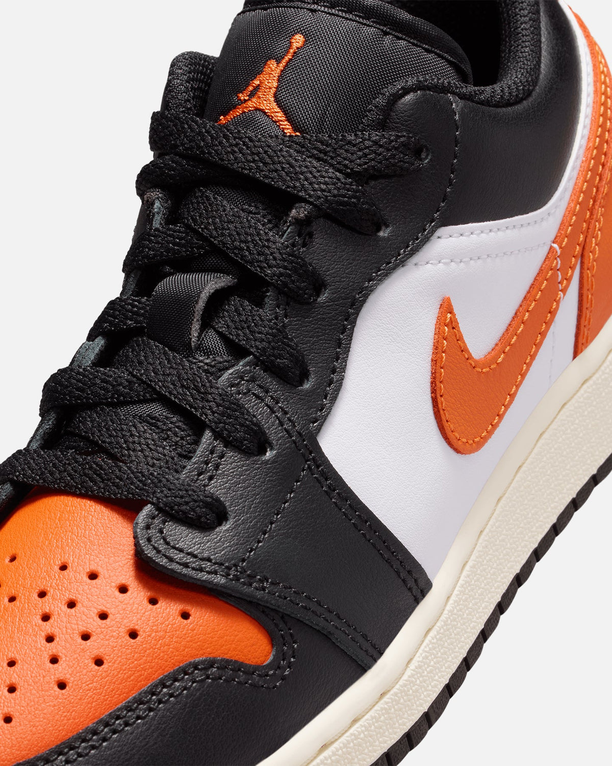 HOT Products Jordan Kids' Air Jordan 1 Low (GS) Black/Starfish-White