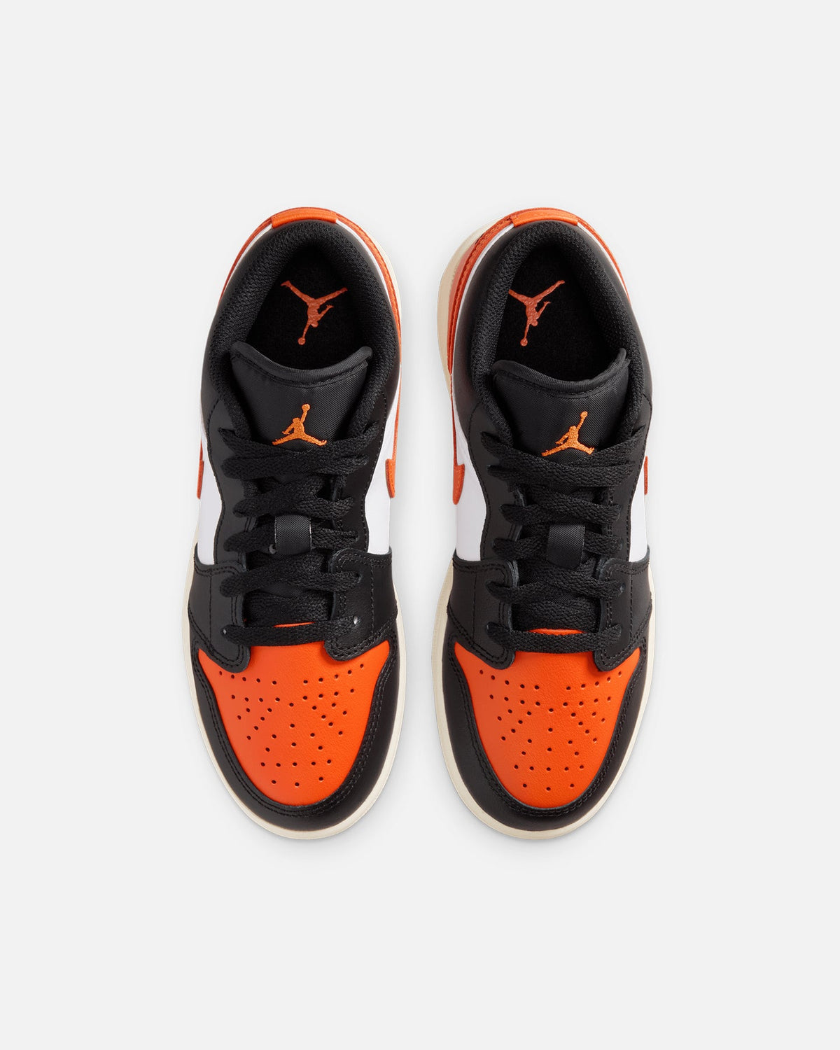 HOT Products Jordan Kids' Air Jordan 1 Low (GS) Black/Starfish-White