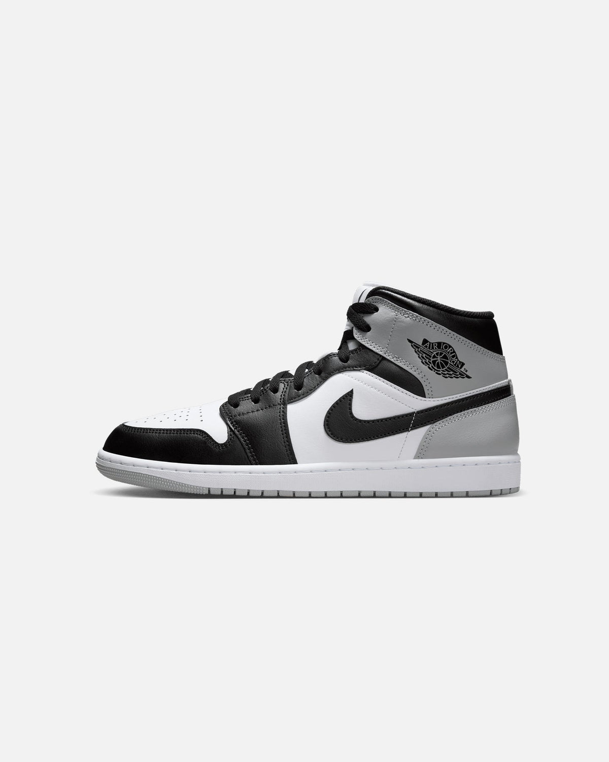 HOT Products Jordan Air Jordan 1 Mid "Baron" White/Black/Smoke Grey