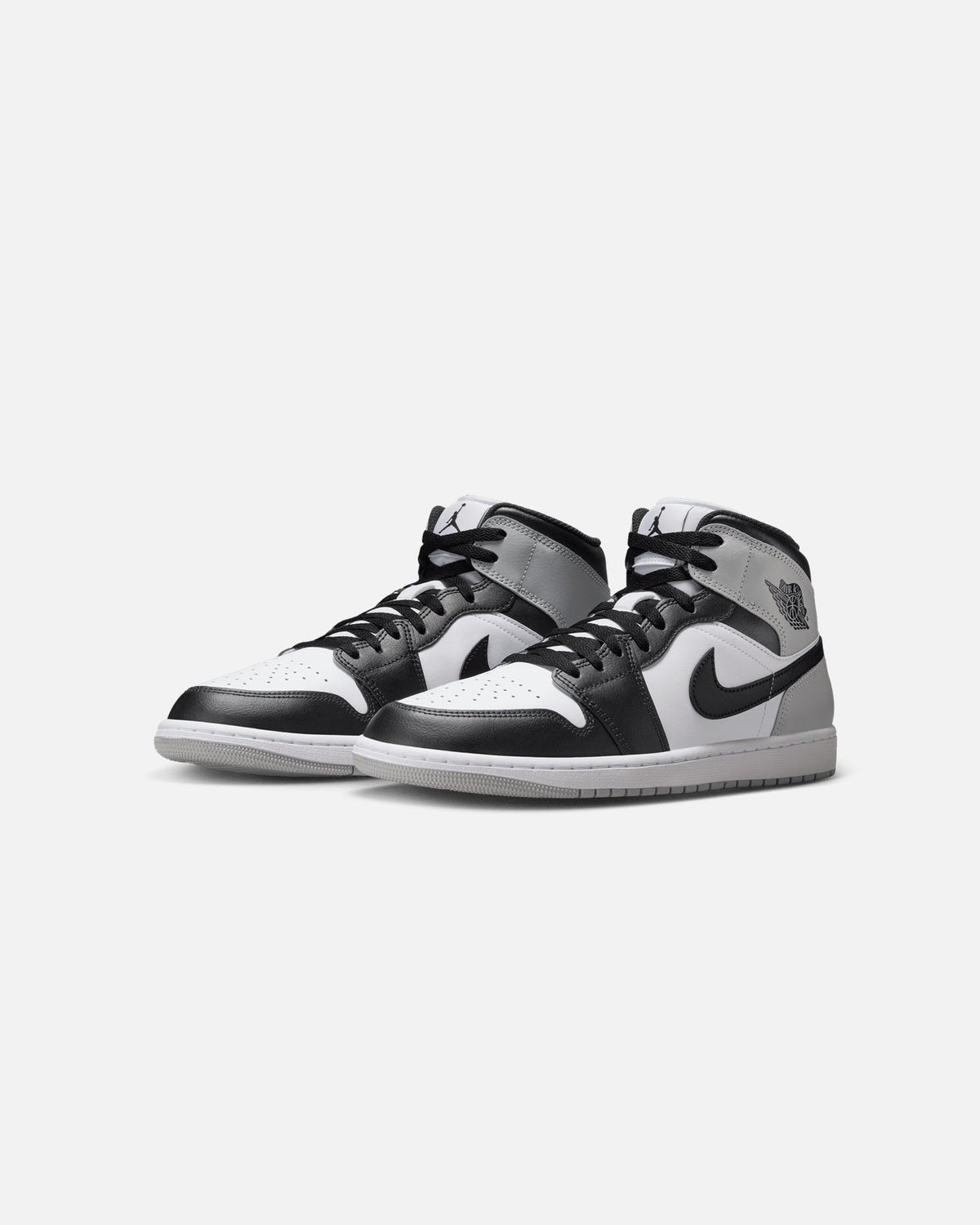HOT Products Jordan Air Jordan 1 Mid "Baron" White/Black/Smoke Grey