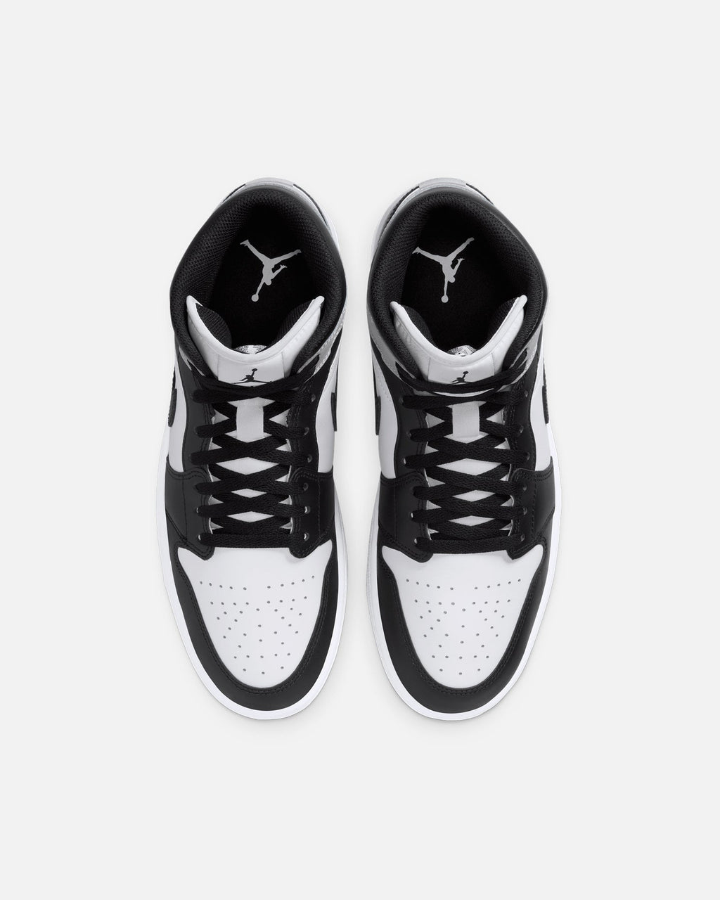 HOT Products Jordan Air Jordan 1 Mid "Baron" White/Black/Smoke Grey