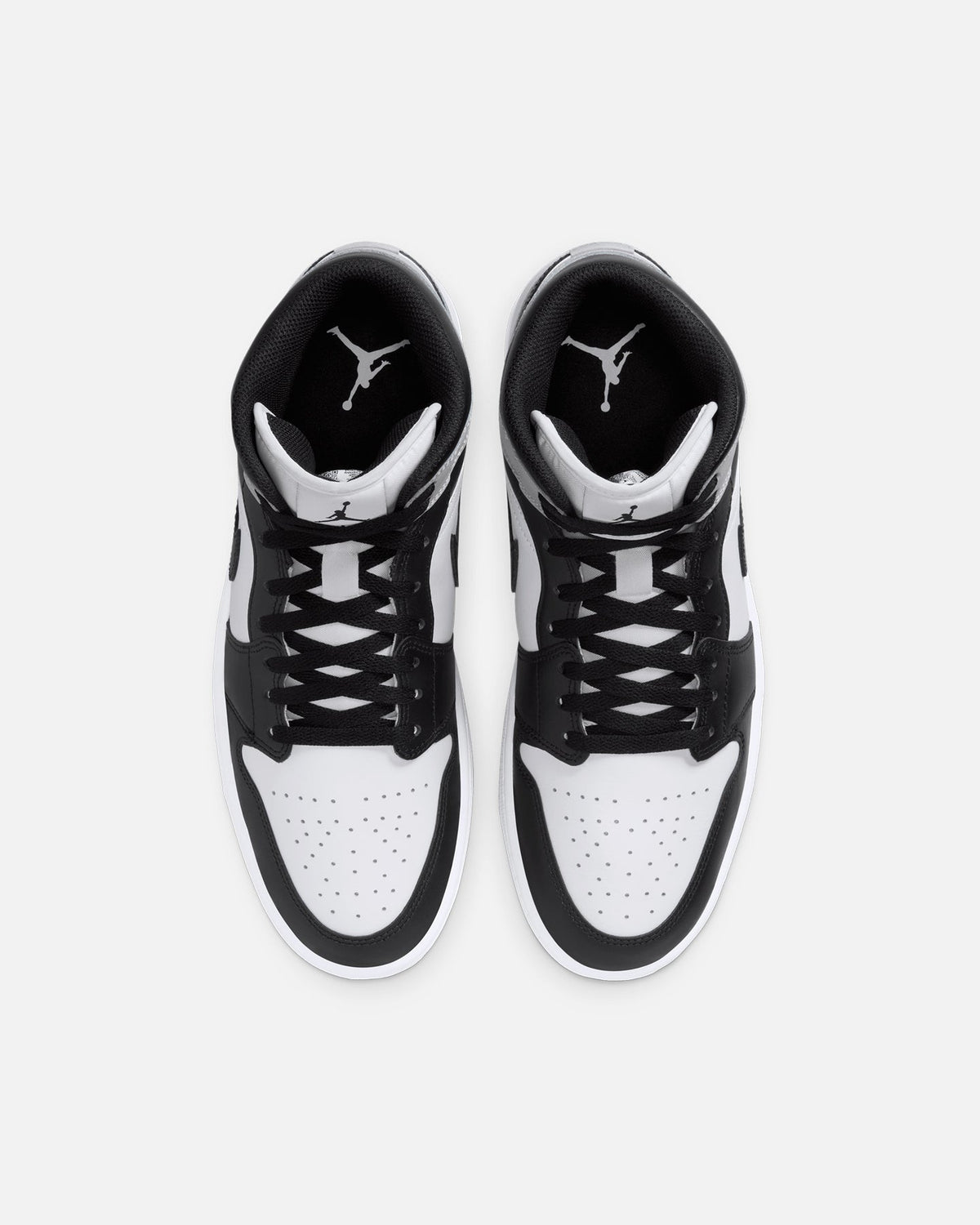 HOT Products Jordan Air Jordan 1 Mid "Baron" White/Black/Smoke Grey