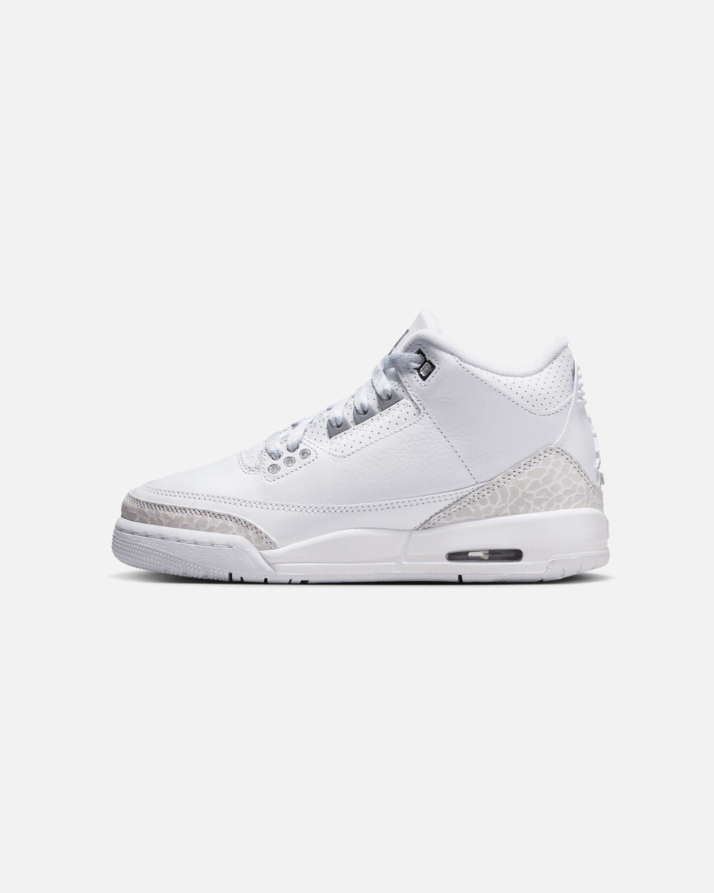 HOT Products Jordan Kids' Air Jordan 3 Retro "Pure Money" (GS) White/Silver