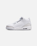 HOT Products Jordan Kids' Air Jordan 3 Retro "Pure Money" (GS) White/Silver