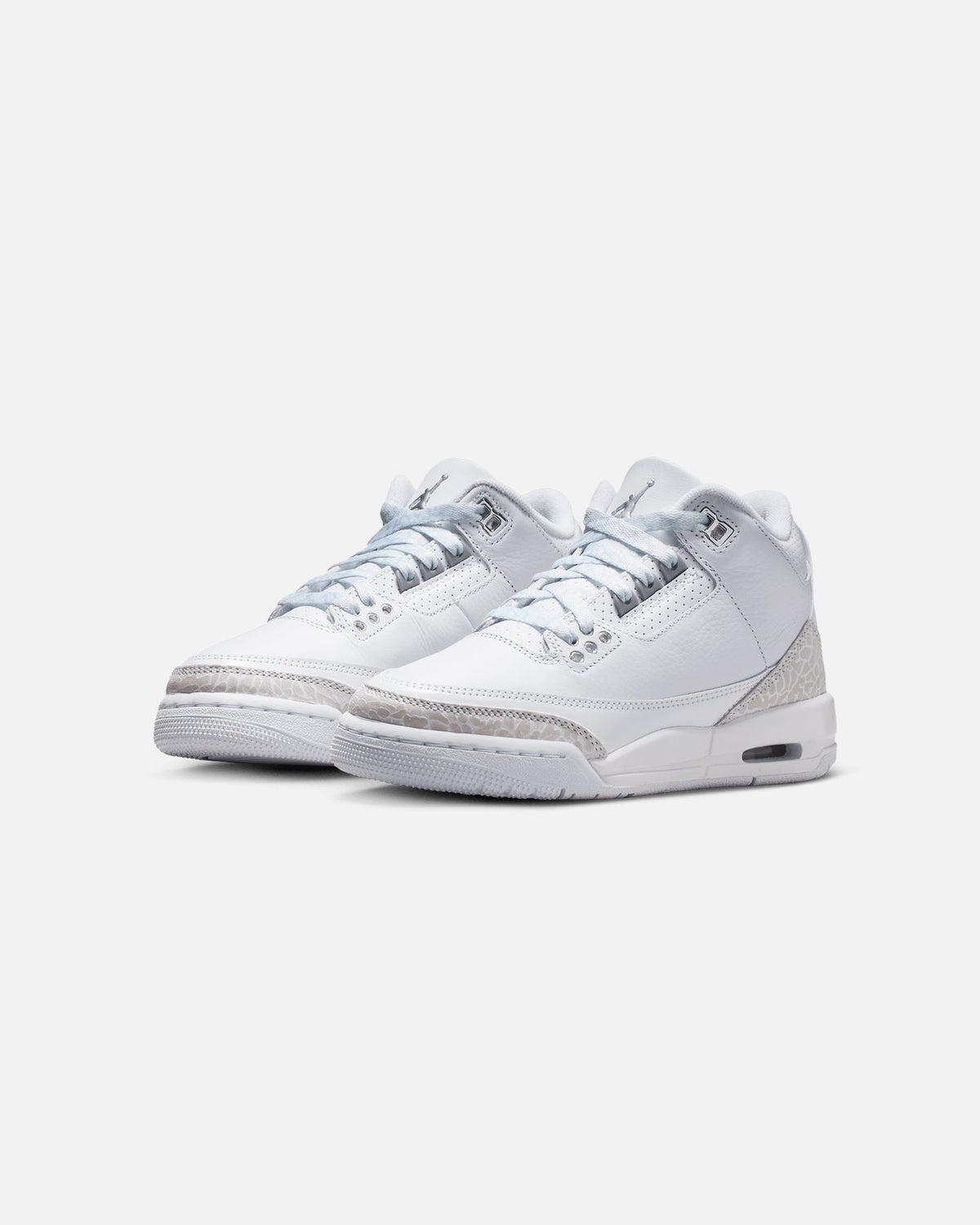HOT Products Jordan Kids' Air Jordan 3 Retro "Pure Money" (GS) White/Silver