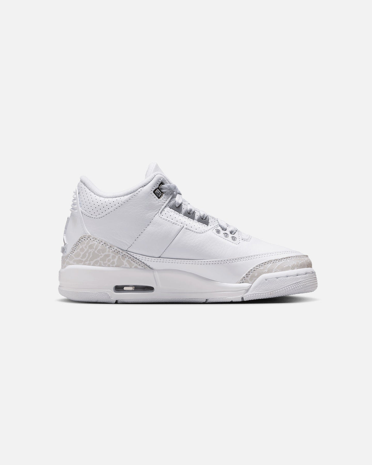 HOT Products Jordan Kids' Air Jordan 3 Retro "Pure Money" (GS) White/Silver