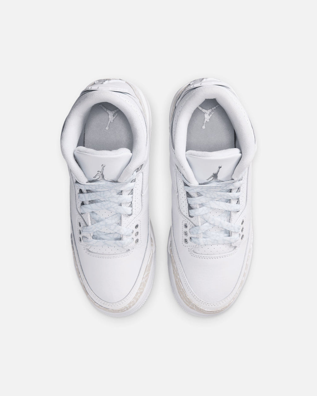 HOT Products Jordan Kids' Air Jordan 3 Retro "Pure Money" (GS) White/Silver